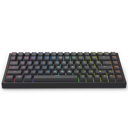 84-Key RGB Mini Gaming Keyboard – PBT Keycaps & Ergonomic Design