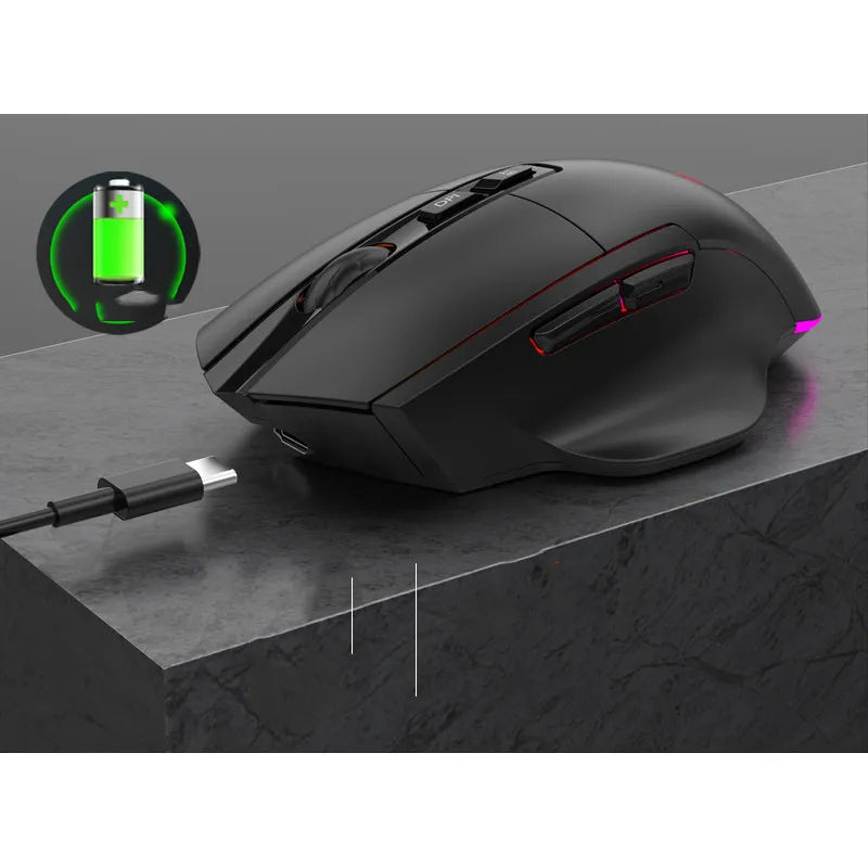 Rechargeable Wireless RGB Gaming Mouse